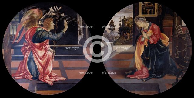 The Annunciation, 1483-1484. Artist: Lippi, Filippino (1457-1504)
