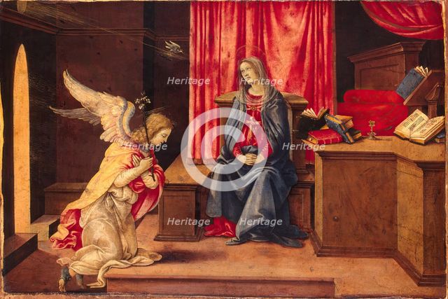 The Annunciation, 1494. Creator: Filippino Lippi.