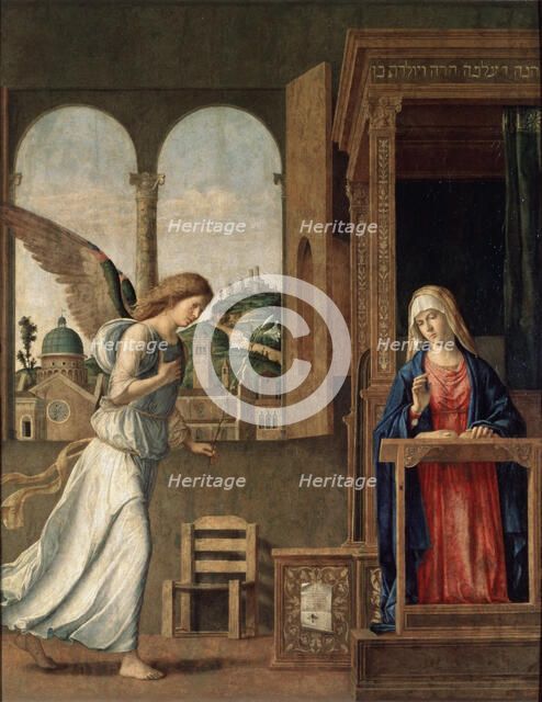 'The Annunciation', 1495.  Creator: Giovanni Battista Cima da Conegliano.