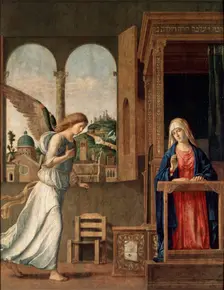 The Annunciation 1495. Creator: Giovanni Battista Cima da Conegliano