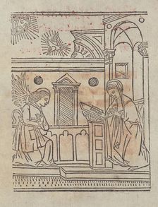 The Annunciation, 1497. Creator: Unknown