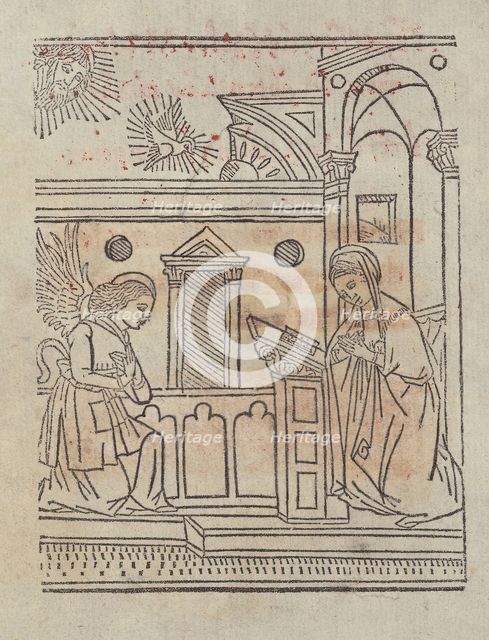 The Annunciation, 1497.  Creator: Unknown.