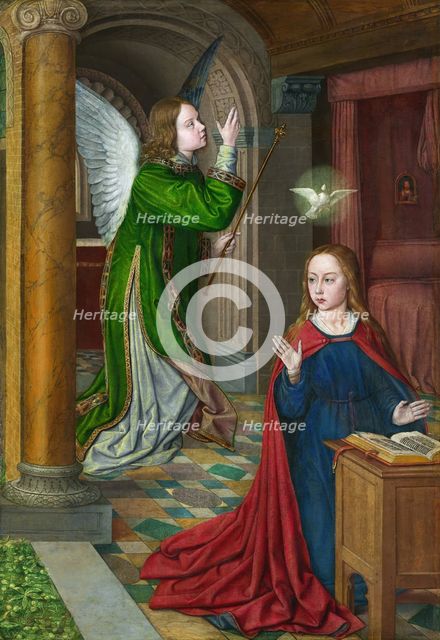 The Annunciation, 1490/95. Creator: Jean Hey.
