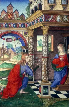 The Annunciation, 1500. Creator: Matteo da Milano