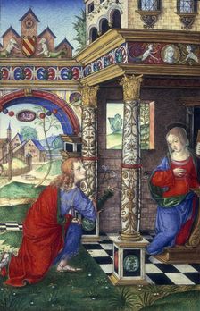 The Annunciation, 1500. Creator: Matteo da Milano