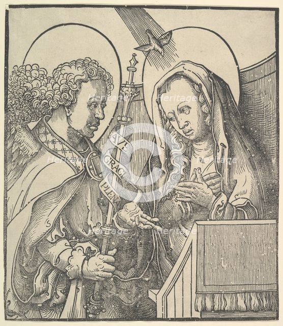 The Annunciation, 1515. Creator: Lucas van Leyden.
