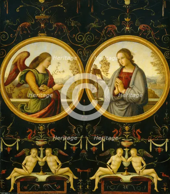 The Annunciation, 1510/1515. Creator: Giannicola di Paolo.
