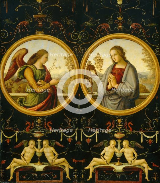 The Annunciation, 1510/1515. Creator: Giannicola di Paolo.