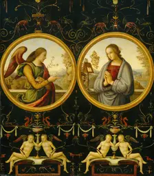The Annunciation, 1510/1515. Creator: Giannicola di Paolo