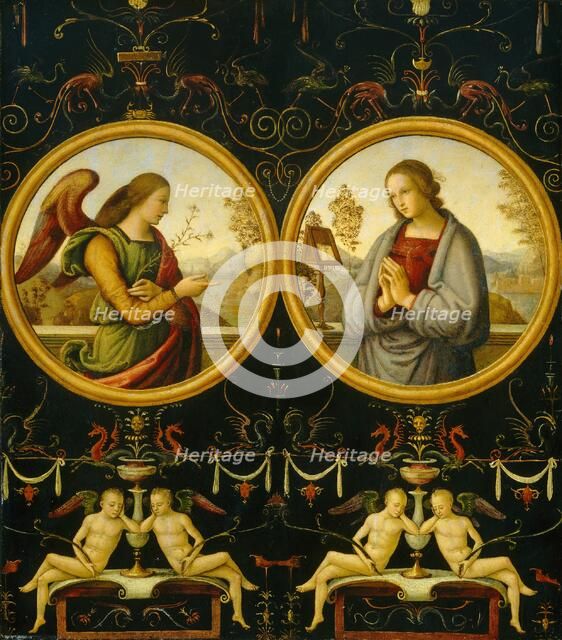 The Annunciation, 1510/1515. Creator: Giannicola di Paolo.