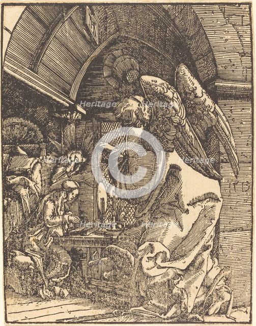 The Annunciation, 1513. Creator: Albrecht Altdorfer.