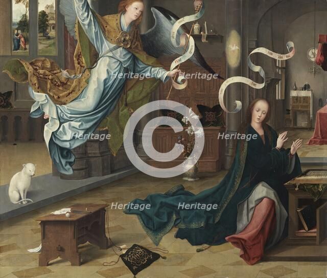 The Annunciation, 1520. Creator: Jan de Beer.