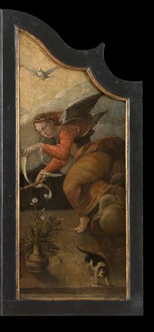 The Annunciation, 1535. Creator: Aert Claesz.