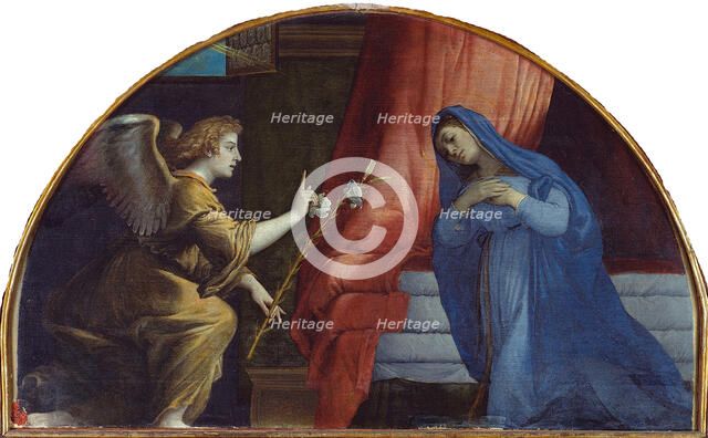 The Annunciation, 1532. Creator: Lotto, Lorenzo (1480-1556).