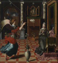 The Annunciation, 1552. Creator: Pourbus, Pieter (1523-1584)