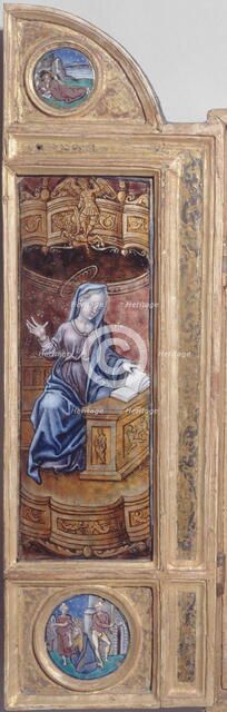 The Annunciation, 1568.  Creator: Pierre Reymond.