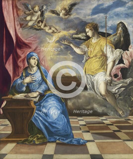The Annunciation, 1576. Creator: El Greco.
