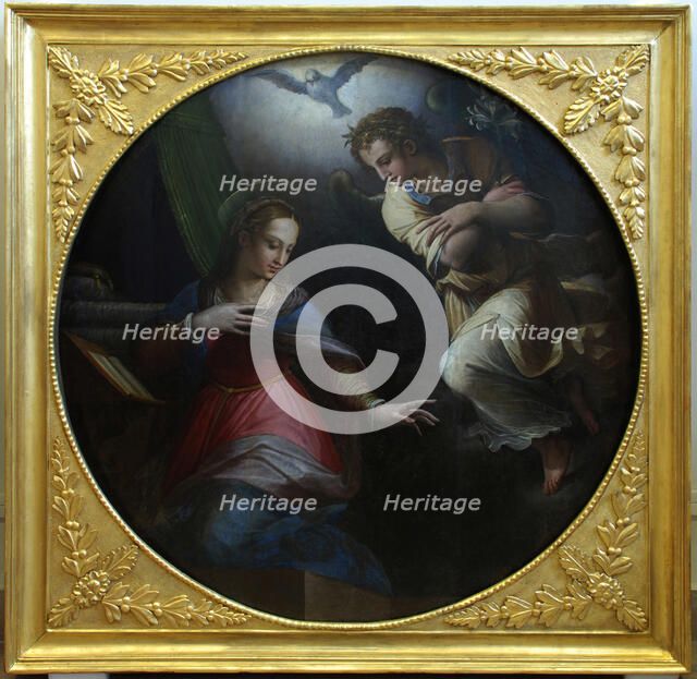 The Annunciation, 1570-1571. Artist: Vasari, Giorgio (1511-1574)