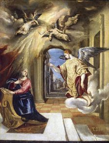 The Annunciation, 1570-1572. Creator: El Greco