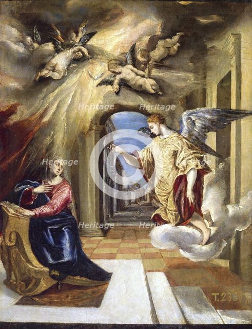 The Annunciation, 1570-1572. Creator: El Greco.