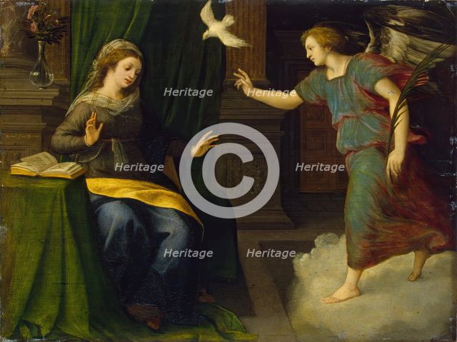 The Annunciation, 1580. Creator: Michiel Coxie.