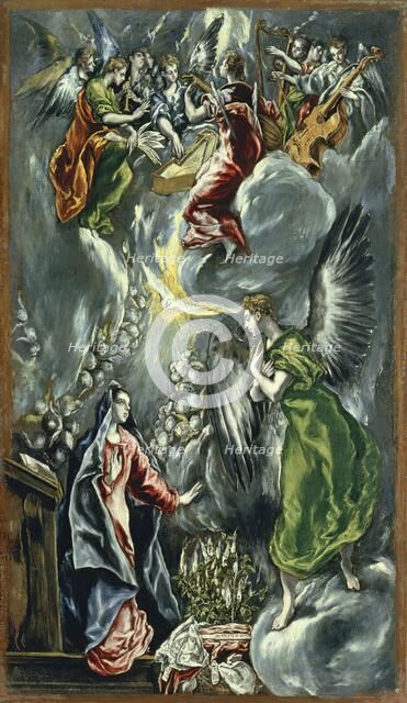 The Annunciation, 1596. Creator: El Greco.