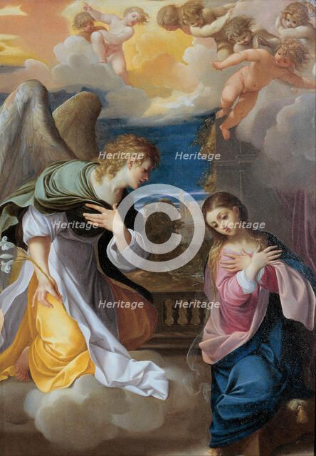 The Annunciation, 1603-1604. Artist: Carracci, Lodovico (1555-1619)