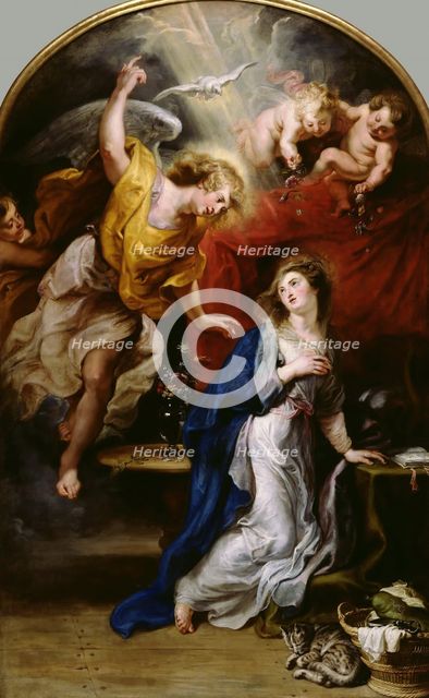 The Annunciation, 1628-1629. Creator: Rubens, Pieter Paul (1577-1640).