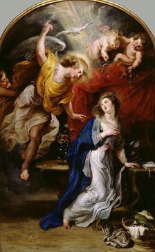 The Annunciation, 1628-1629. Creator: Rubens, Pieter Paul (1577-1640)