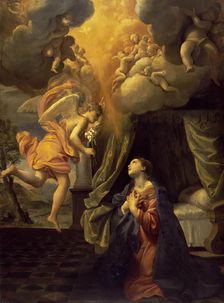 The Annunciation, 1620. Creator: Giovanni Lanfranco