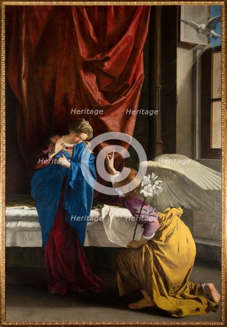 The Annunciation, 1623. Creator: Gentileschi, Orazio (1563-1638).