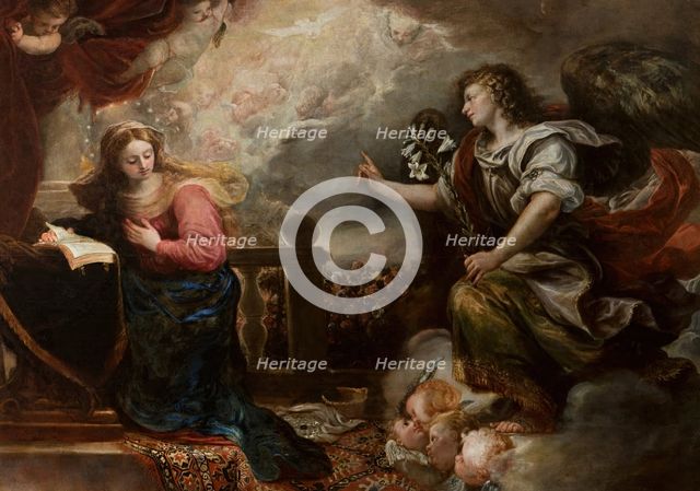 The Annunciation, 1663. Creator: Francisco Rizi.
