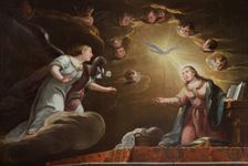 The Annunciation, 1720. Creator: Pedro de Calabria