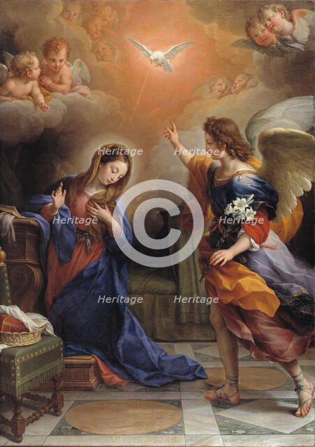 The Annunciation, 1748. Creator: Agostino Masucci.