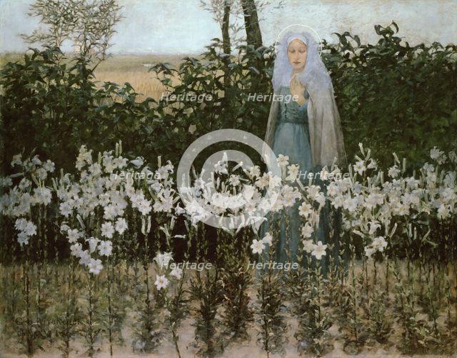 The Annunciation, 1887. Creator: George Hitchcock.