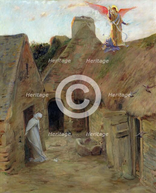 The Annunciation, 1908. Creator: Merson, Luc-Olivier (1846-1920).