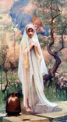 The Annunciation 1926.Artist: Arthur Hacker