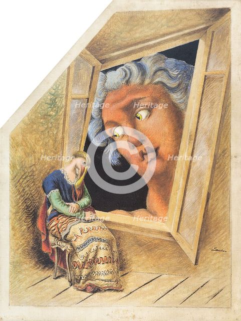 The Annunciation, 1932. Creator: Savinio, Alberto (1891-1952).