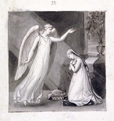 The Annunciation 19th century. Artist: Corbould Family