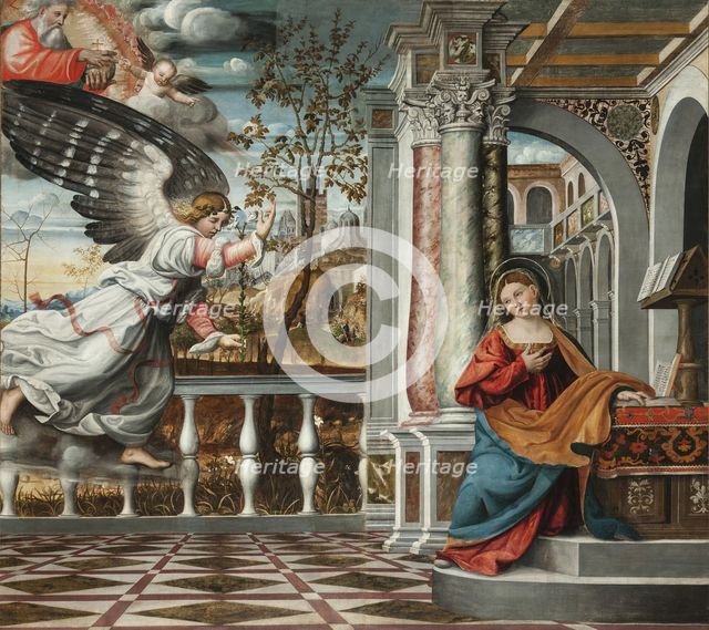 The Annunciation.