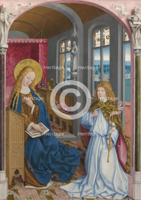 The Annunciation (The Liesborn Altarpiece), ca. 1470-1480. Artist: Master of Liesborn (15th century)