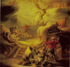 The Annunciation to the Shepherds, 1644. Creator: Benjamin Gerritz Cuyp