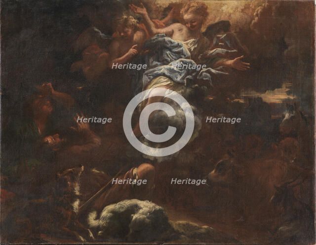 The Annunciation to the Shepherds, 1645-1691. Creator: Livio Mehus.