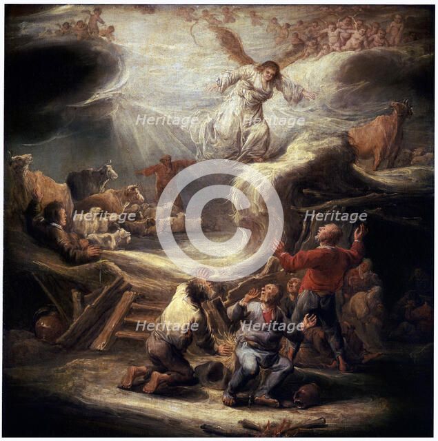 'The Annunciation to the Shepherds', 17th century.  Artist: Benjamin Gerritz Cuyp