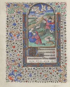 The Annunciation to the Shepherds (Book of Hours), 1440-1460. Artist: Bedford Master (active 1405-1465)