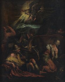The Annunciation to the Shepherds. Creator: Unknown