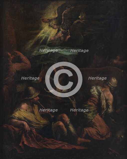 The Annunciation to the Shepherds. Creator: Unknown.