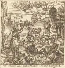 The Annunciation to the Shepherds, probably c. 1576/1580. Creator: Leonard Gaultier