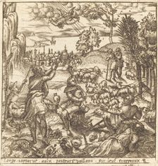 The Annunciation to the Shepherds, probably c. 1576/1580. Creator: Leonard Gaultier