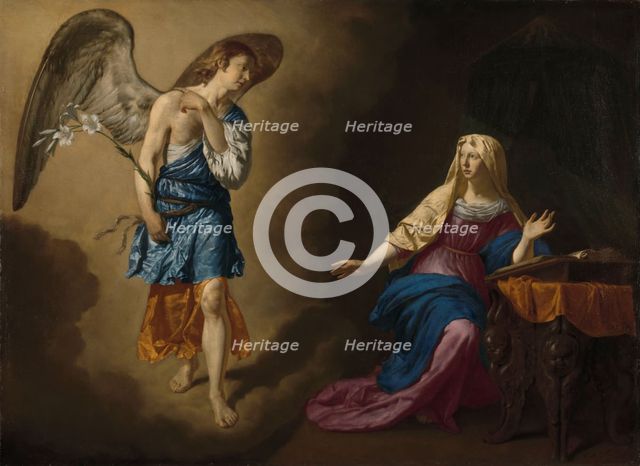 The Annunciation to the Virgin, 1667. Creator: Adriaen van de Velde.